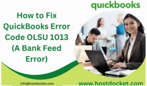 How to Troubleshoot QuickBooks Error OLSU 1013?
